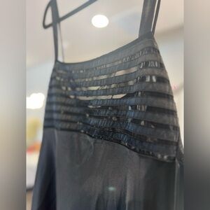 Studio Donatella Elegant Black Strappy Dress